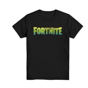 Boys Fortnite Logo Crew Neck, Short Sleeve, Graphic T-Shirt, Size 4-18